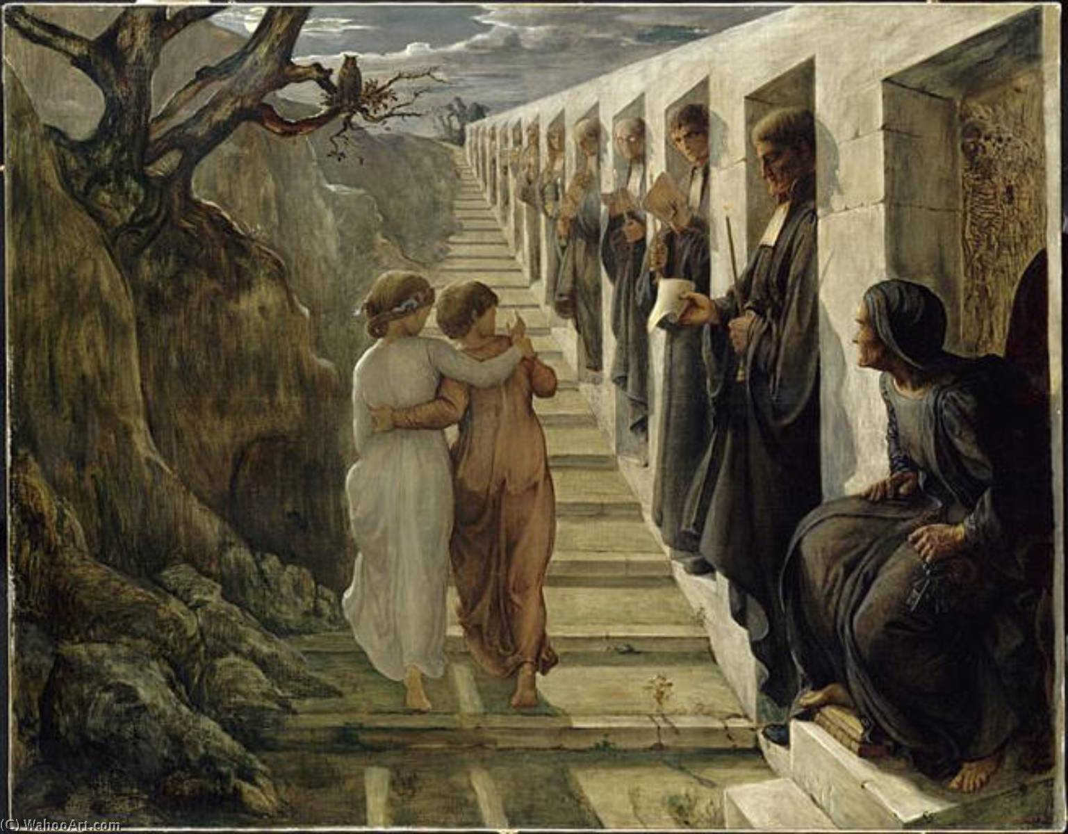 Le Mauvais Sentier — Anne François Louis Janmot