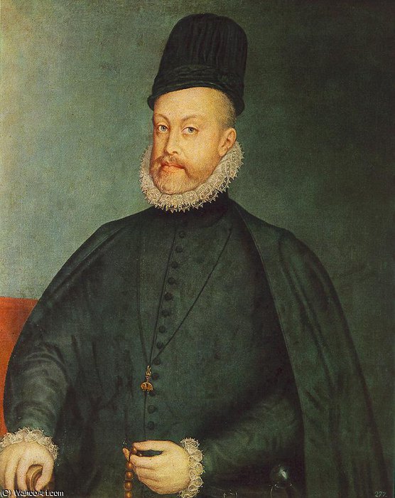 Portrait Of Philip Ii — Alonso Sánchez Coello
