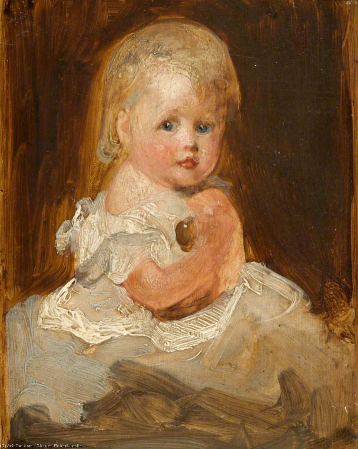 Rosemary Yeats, Aged 2 (rosemary Thompson Crawshay) — Charles Robert Leslie