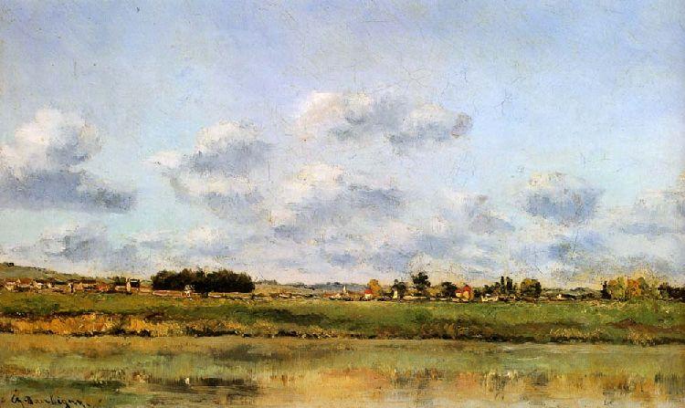 Banks Of The Loing — Charles-françois Daubigny