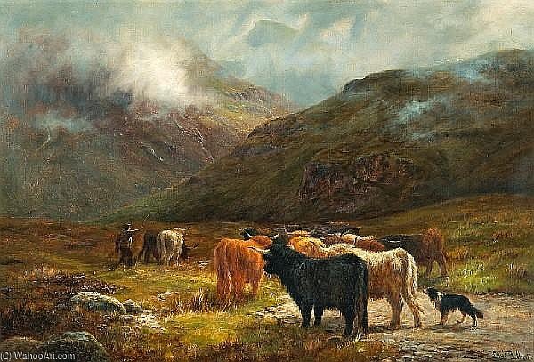 On The Road From Glencoe — Louis Bosworth Hurt