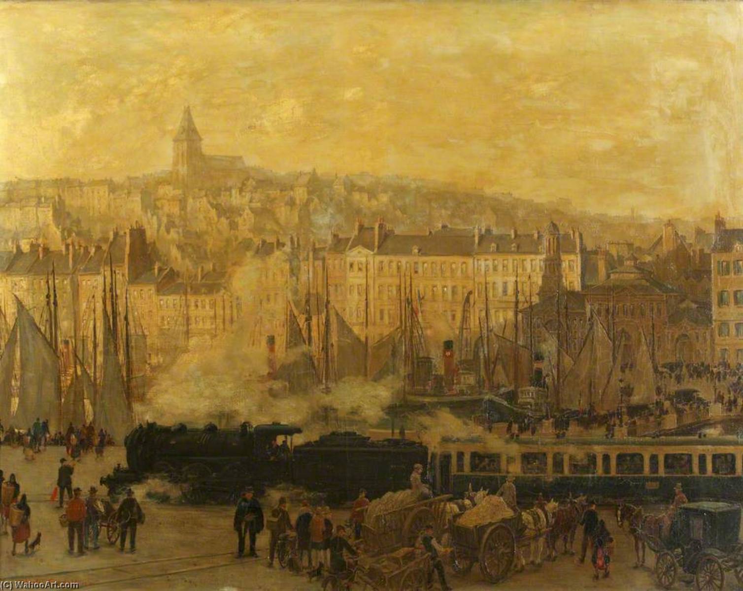 The Boulogne Express — Charles Ernest Cundall