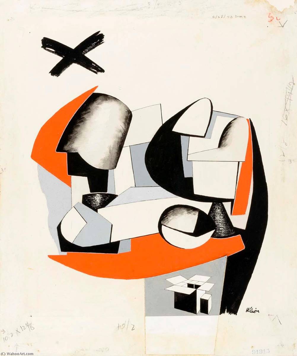 Paperboard Saves Metal, From The Early Series — Jean Hélion