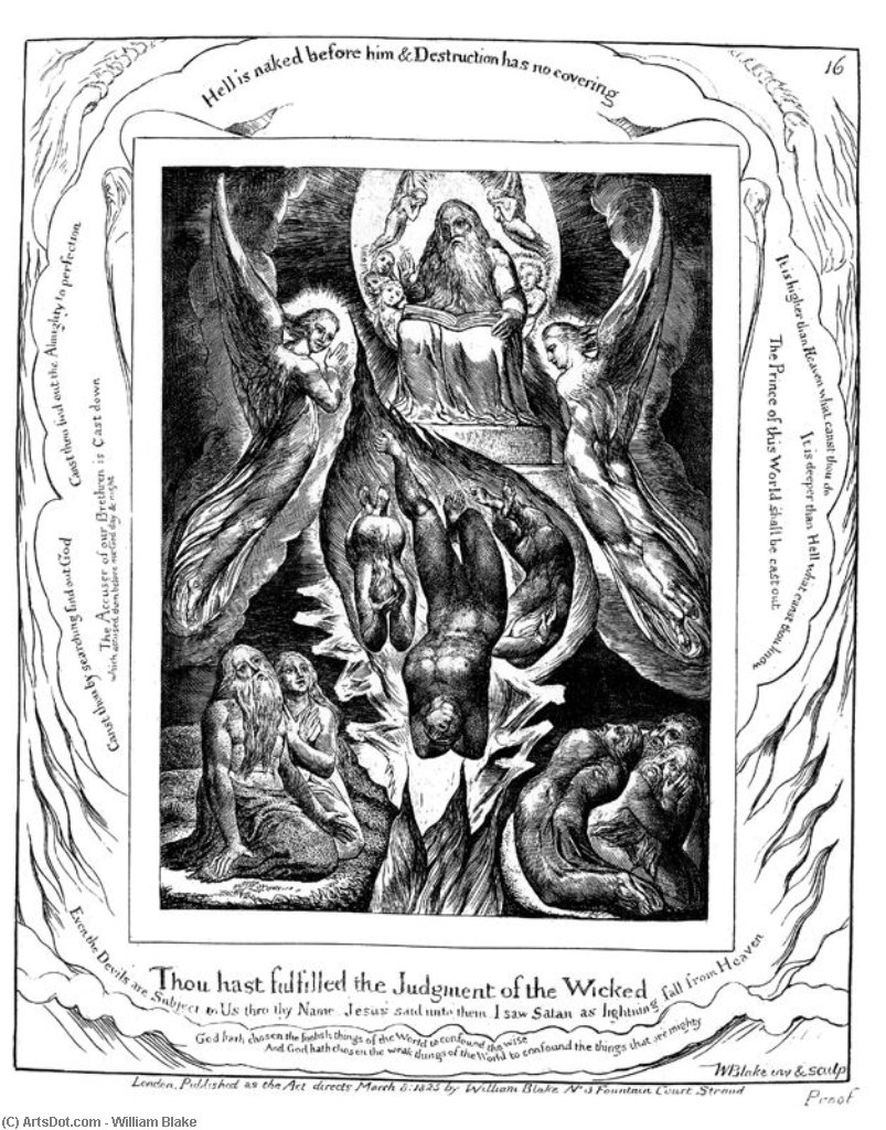 The Fall Of Satan 1 — William Blake