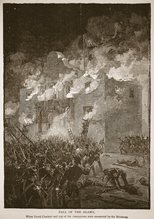 Fall Of The Alamo — Alfred Rudolph Waud