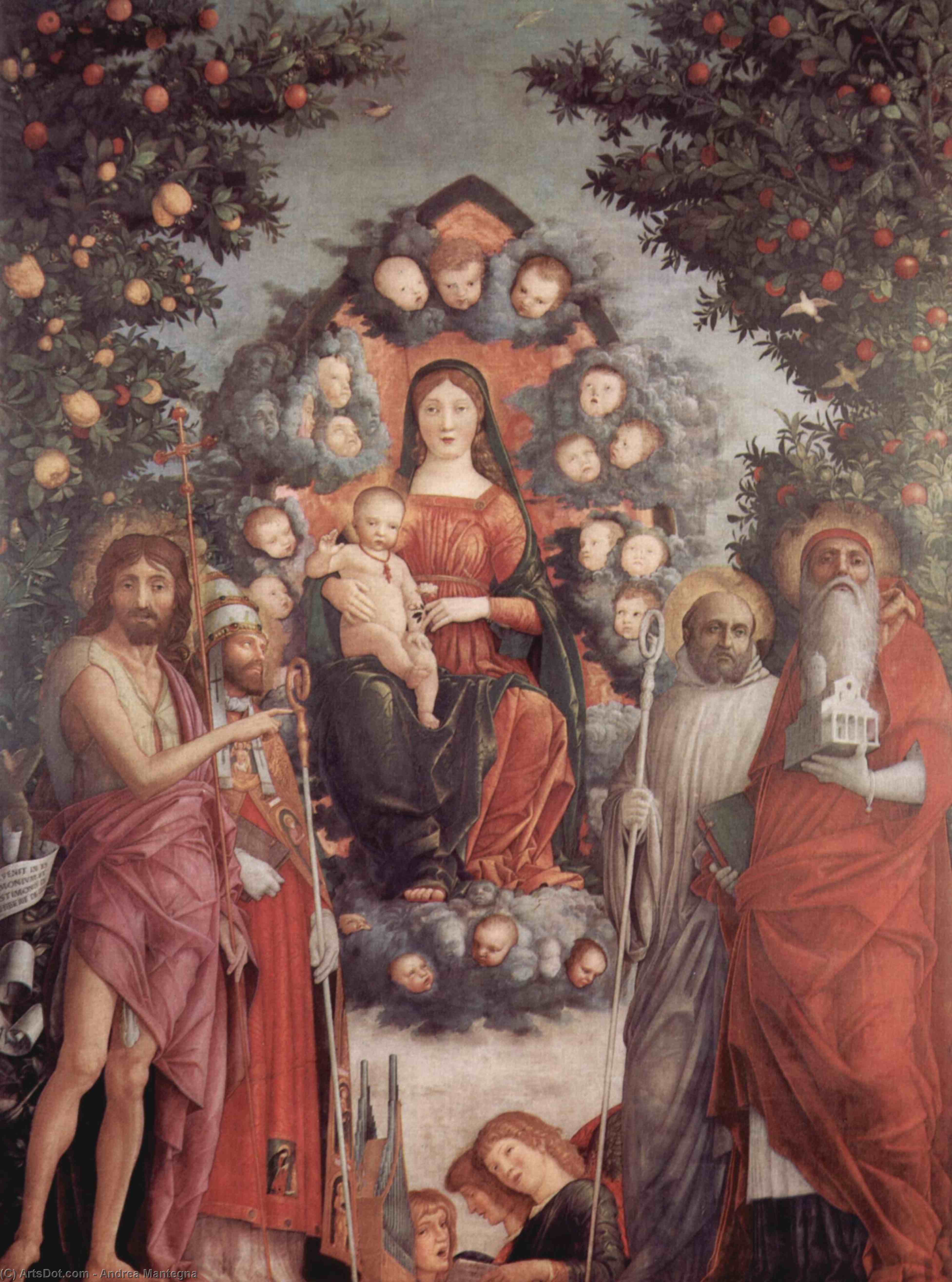 Madonna Mit Heiligen — Andrea Mantegna