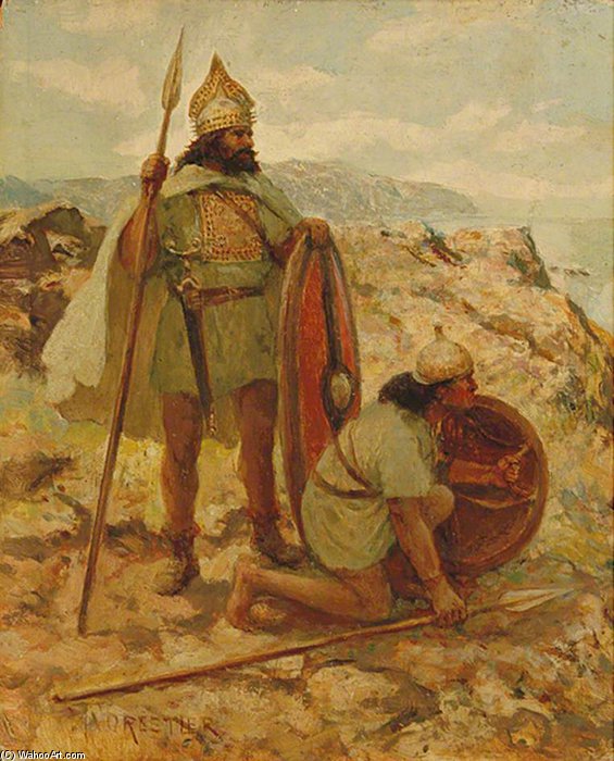 Italic Bronze Age Warriors On The March — Amédée Forestier