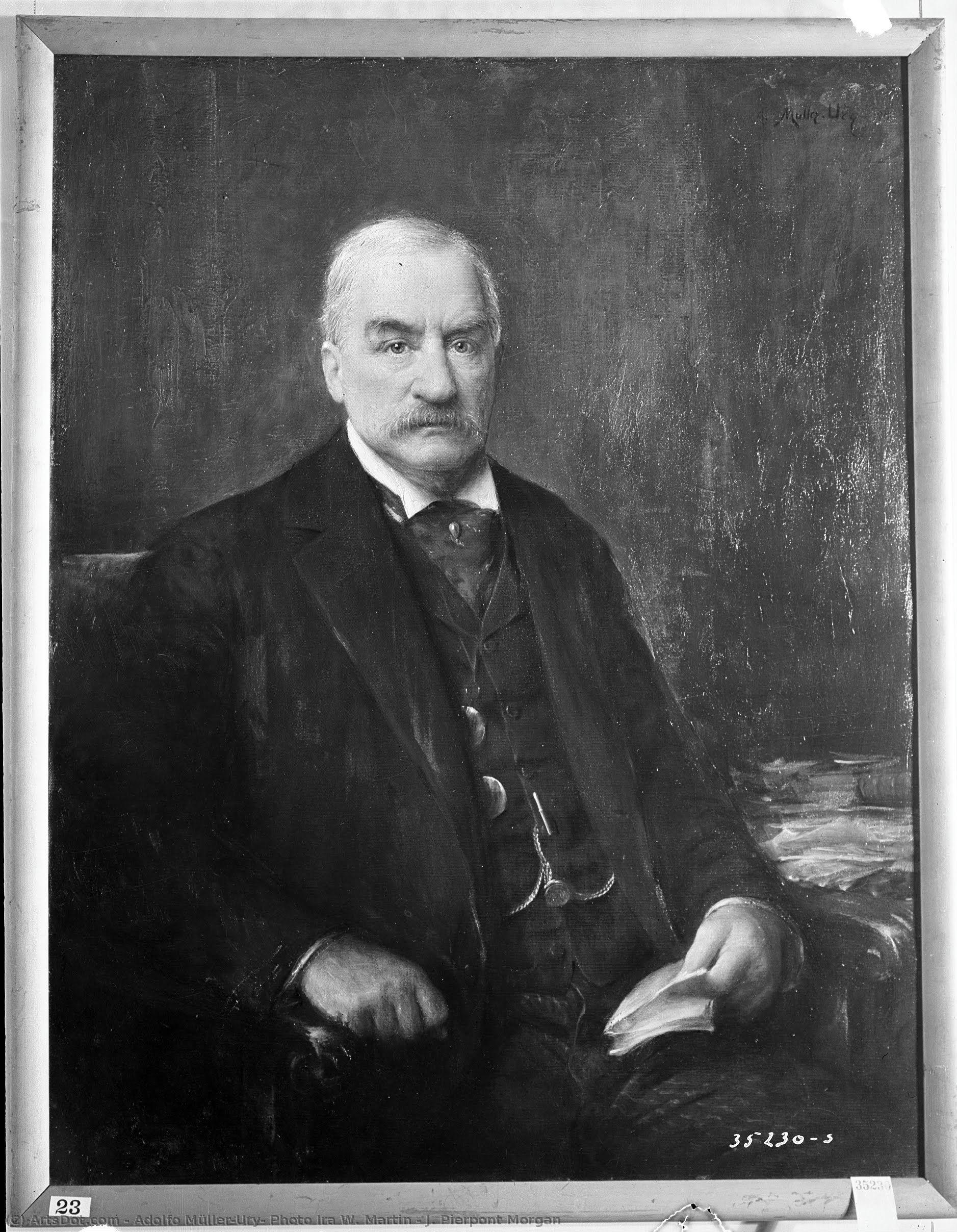 J. Pierpont Morgan — Adolfo Müller-ury, Photo Ira W. Martin