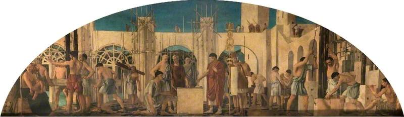 The Building Of Hadrian's Bridge (pons Aelii) Over The Tyne, C.122 Ad — Alfred Kingsley Lawrence