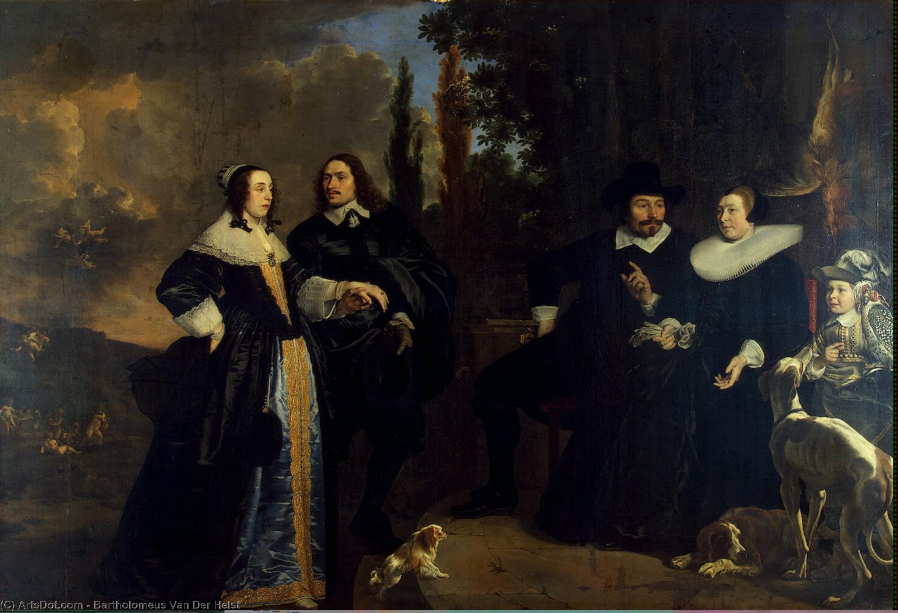 Portrait Of A Family — Bartholomeus Van Der Helst