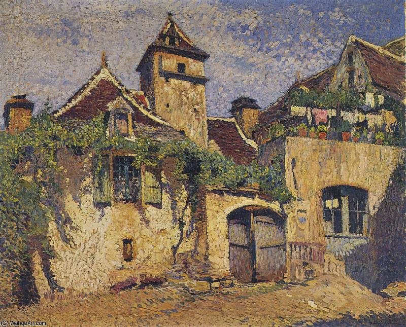 Maisons Dans Le Village — Henri Jean Guillaume Martin