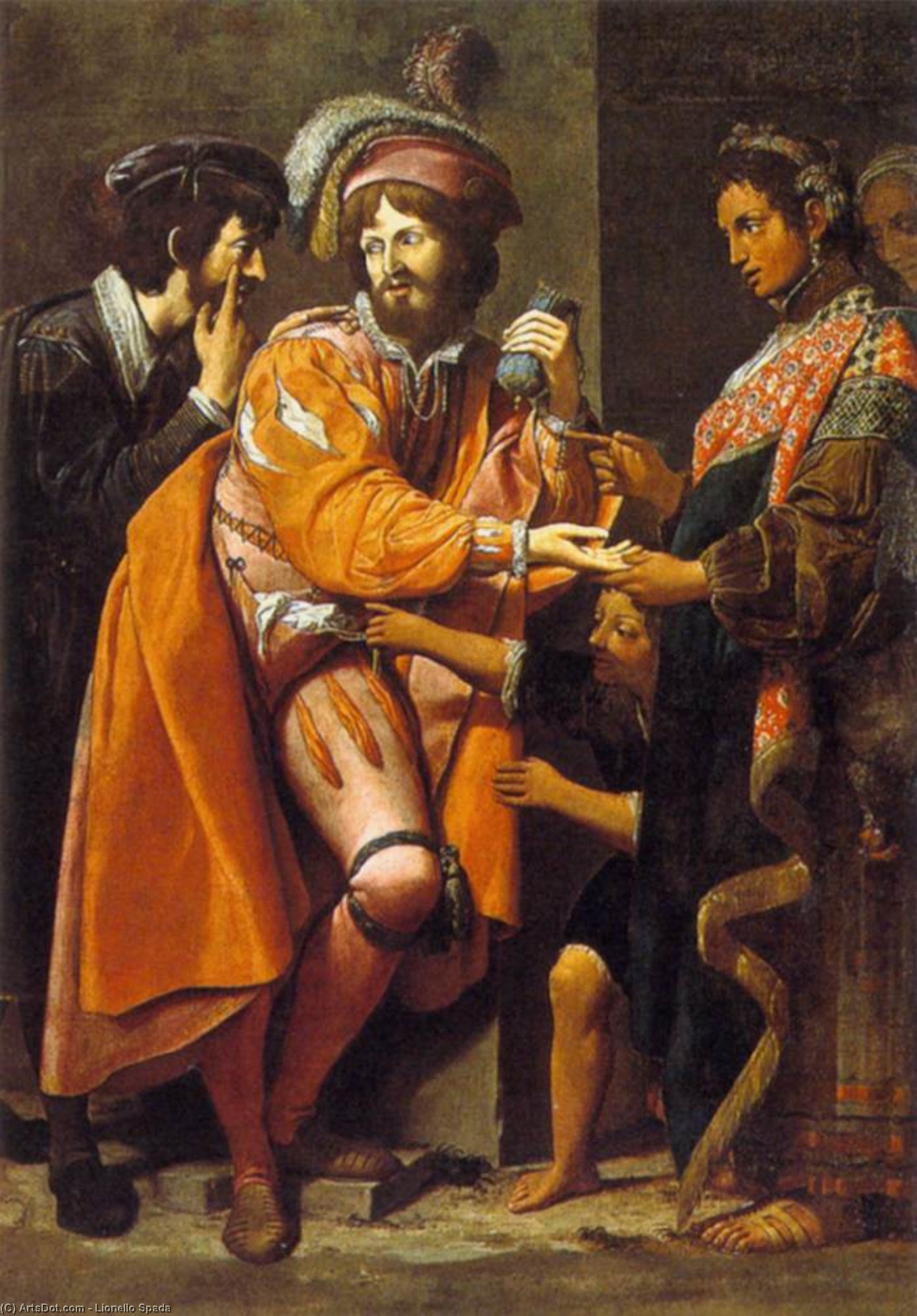 The Gypsy Fortune Teller — Lionello Spada