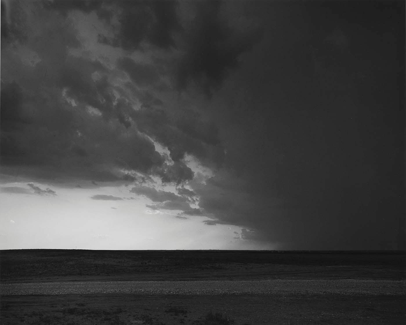 Approaching Thunderstorm, Near Dean, Texas (texas Memories 10), 1982 — Frank Gohlke