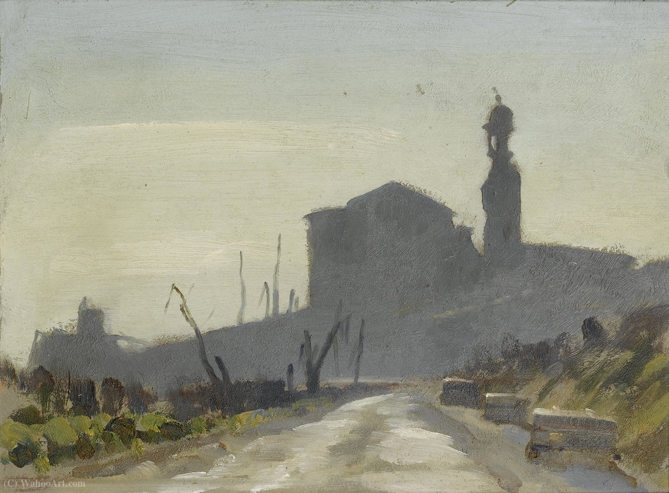 Ammunition Dispersed On The Road Near Borghi — Edward Seago