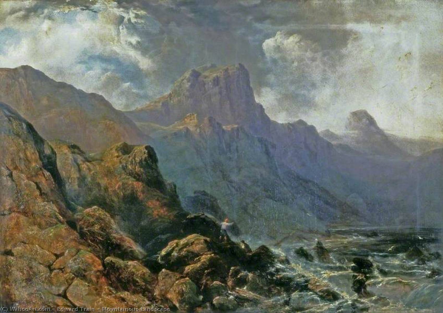Mountainous Landscape — Edward Train