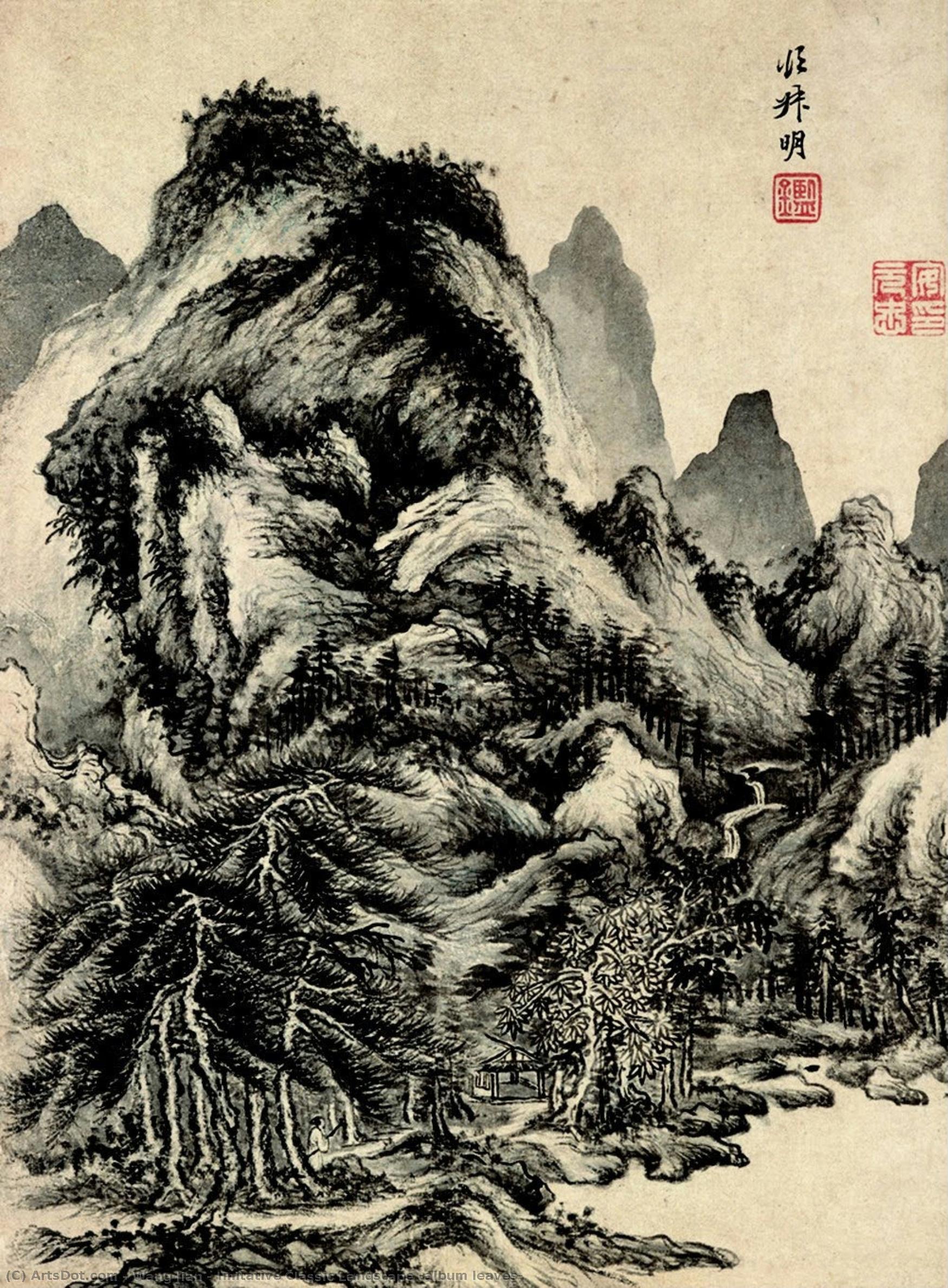 Imitative Classic Landscape (album Leaves) — Wang Jian
