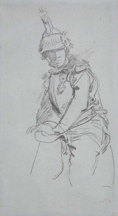 Sketch Of A Soldier 1 — Jean-louis Ernest Meissonier