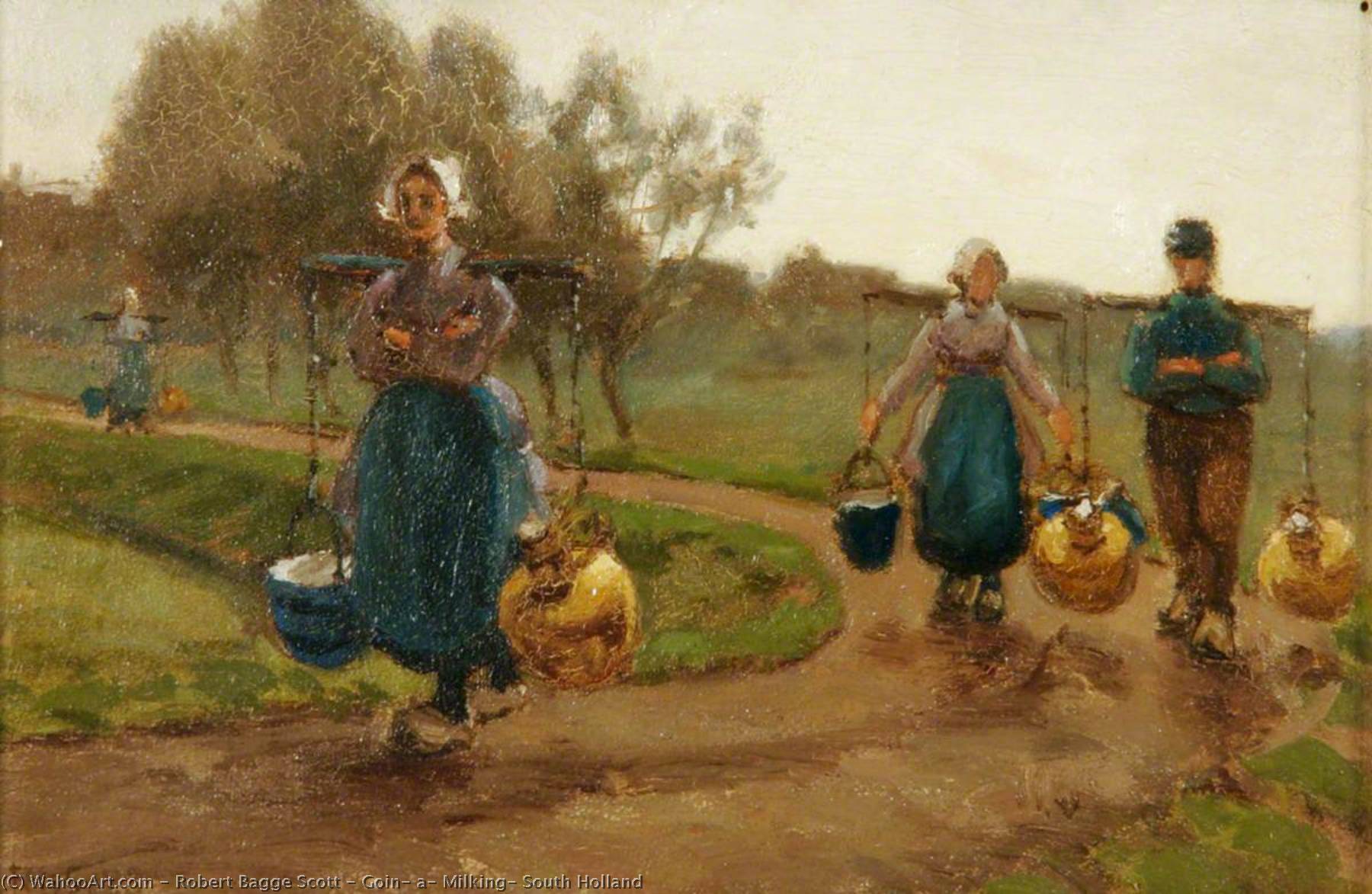Goin' A' Milking, South Holland — Robert Bagge Scott