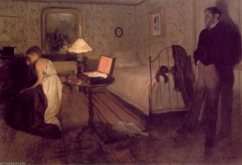 Innenraum (die Vergewaltigung), Ca Philad — Hilaire-germain-edgar Degas