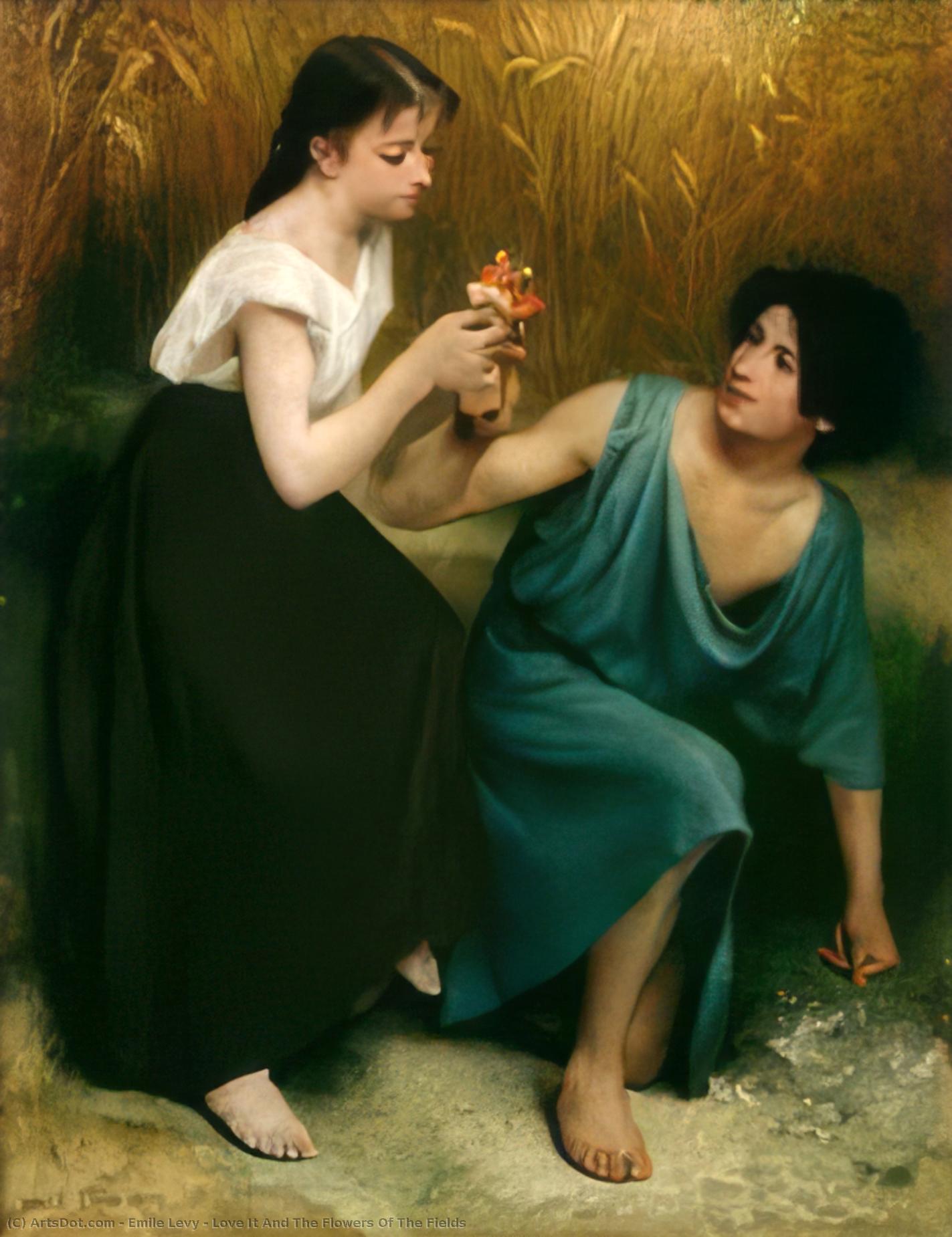 Love It And The Flowers Of The Fields — Emile Levy
