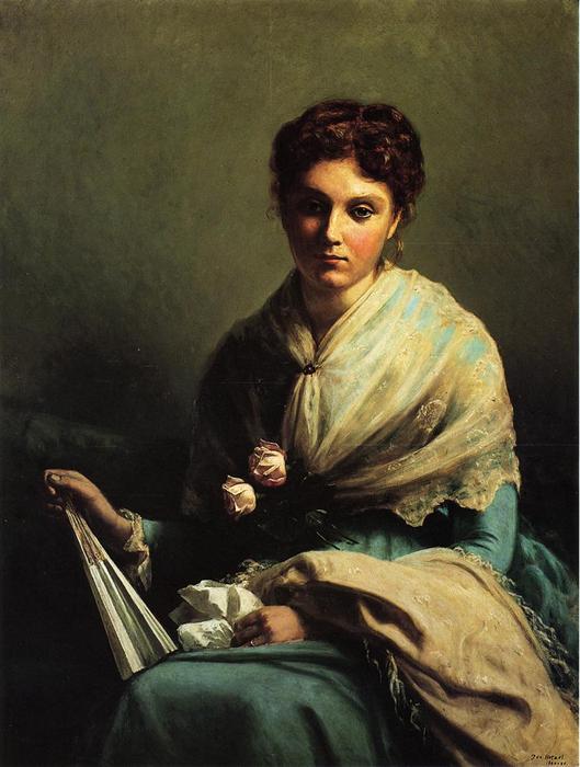 Portrait Of Miss Helen Leslie Myers (mrs. William Allen) — George Hetzel