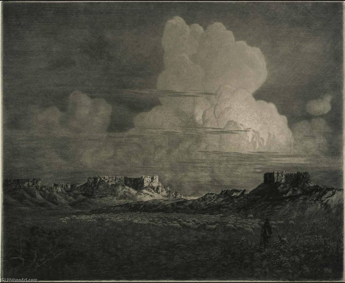 Navajo Country Evening — George Elbert Burr