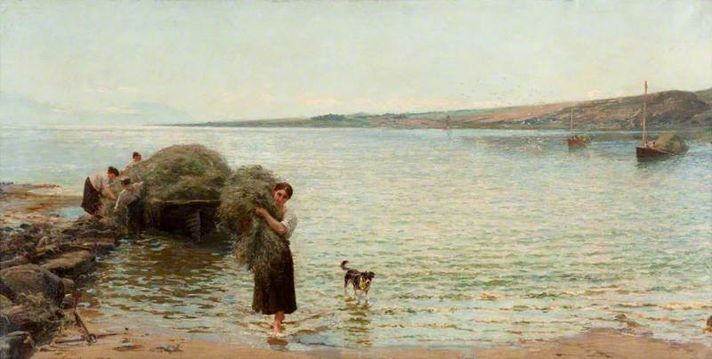 Haymaking In The Highlands — John Thomas Hamilton Macallum