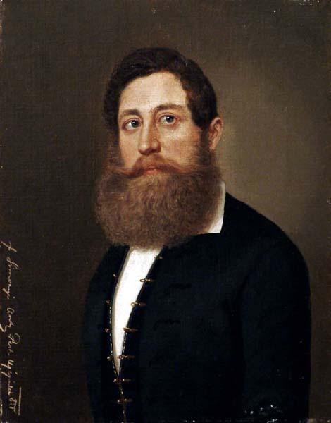 Portrait Of László Dombrády — Antal Simonyi