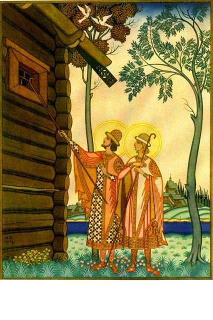 Boris And Gleb — Ivan Yakovlevich Bilibin