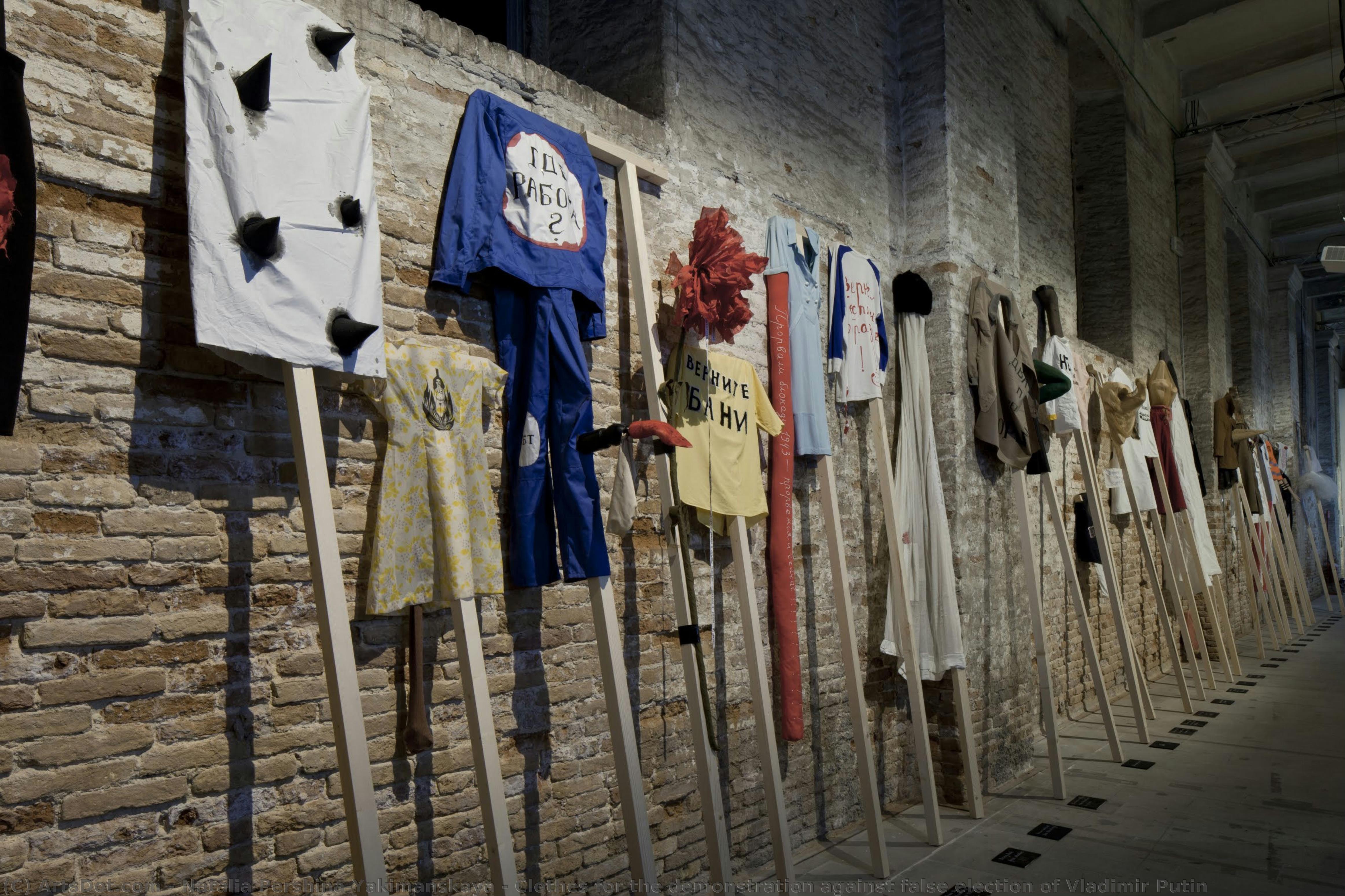 Clothes For The Demonstration Against False Election Of Vladimir Putin — Natalia Pershina-yakimanskaya