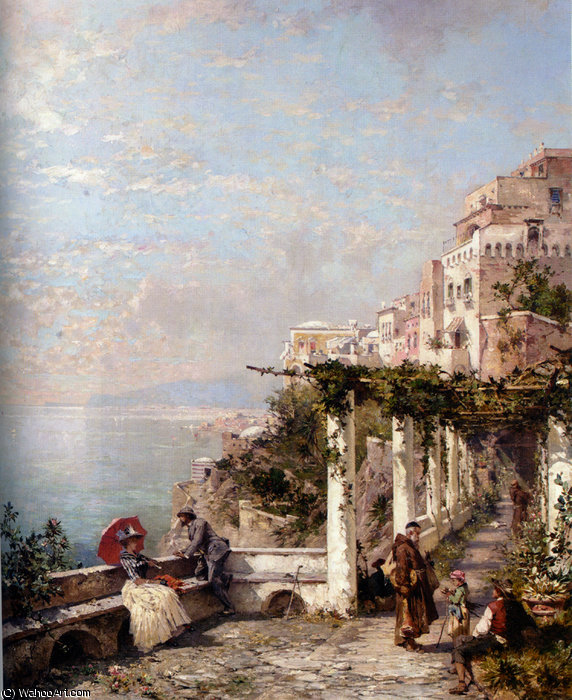 Die Amalfi Kuste (the Amalfi Coast) — Franz Richard Unterberger
