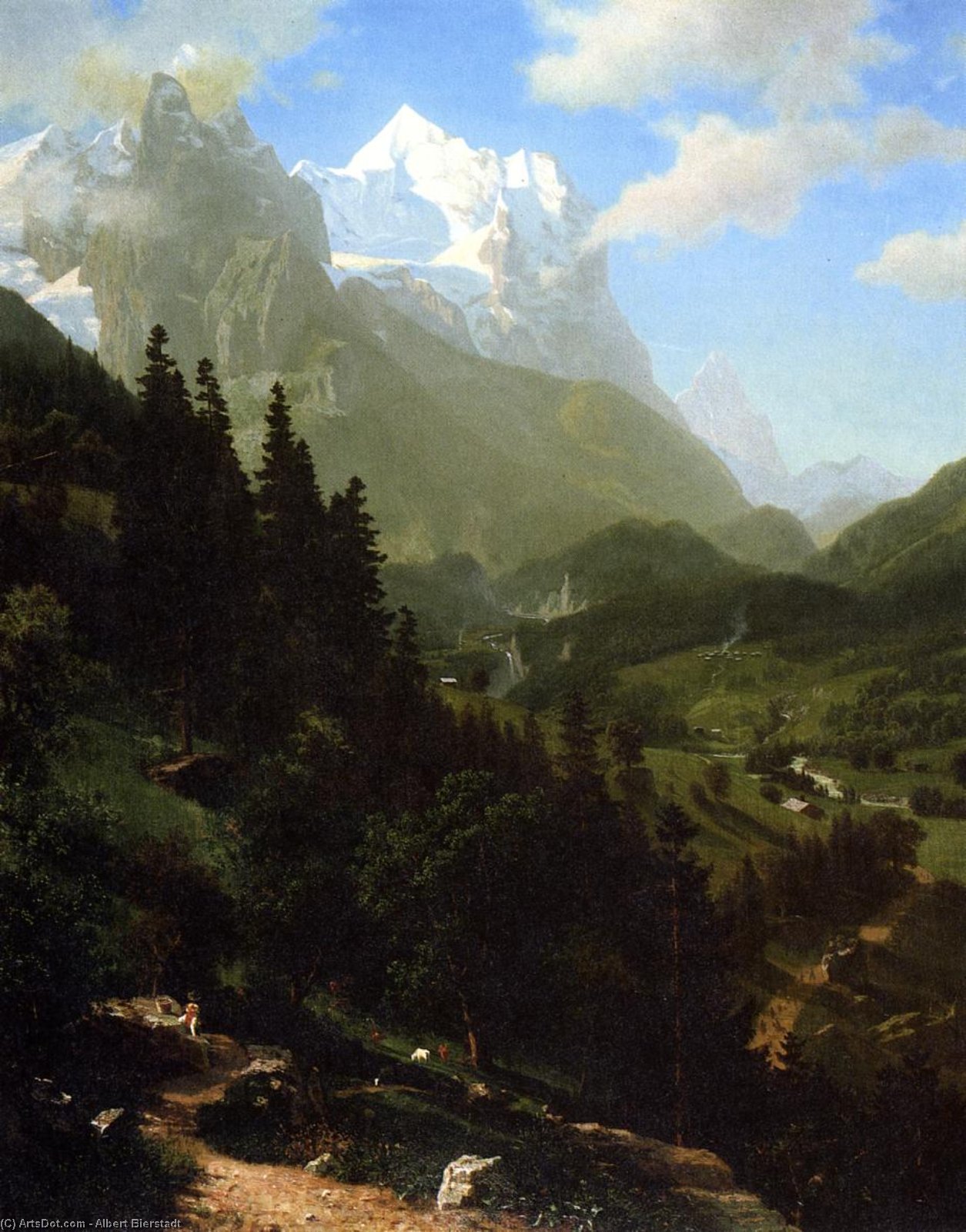 The Wetterhorn — Albert Bierstadt