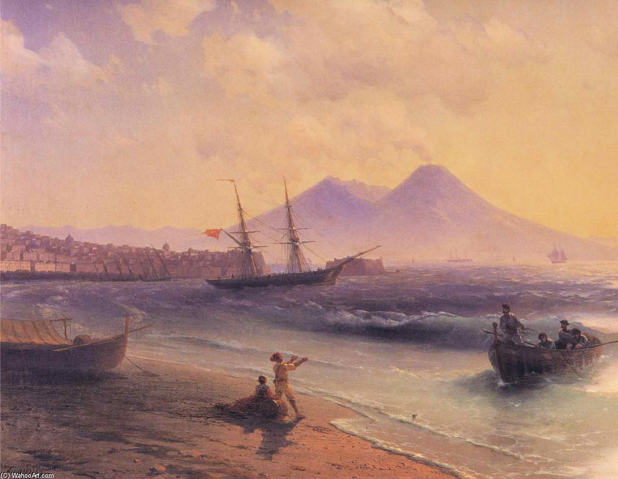 Fishermen Returning Near Naples — Ivan Konstantinovich Aivazovsky