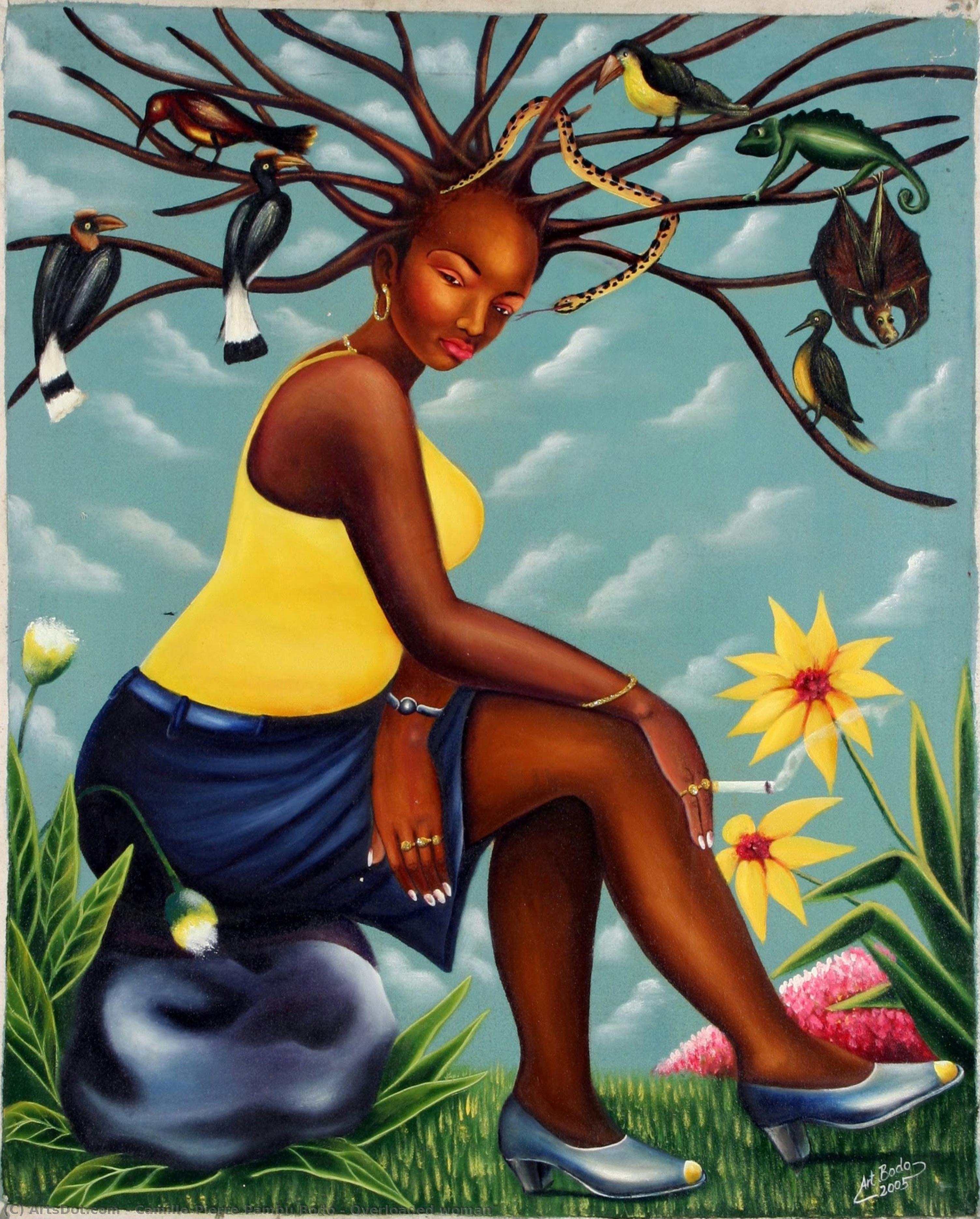 Overloaded Woman — Camille-pierre Pambu Bodo