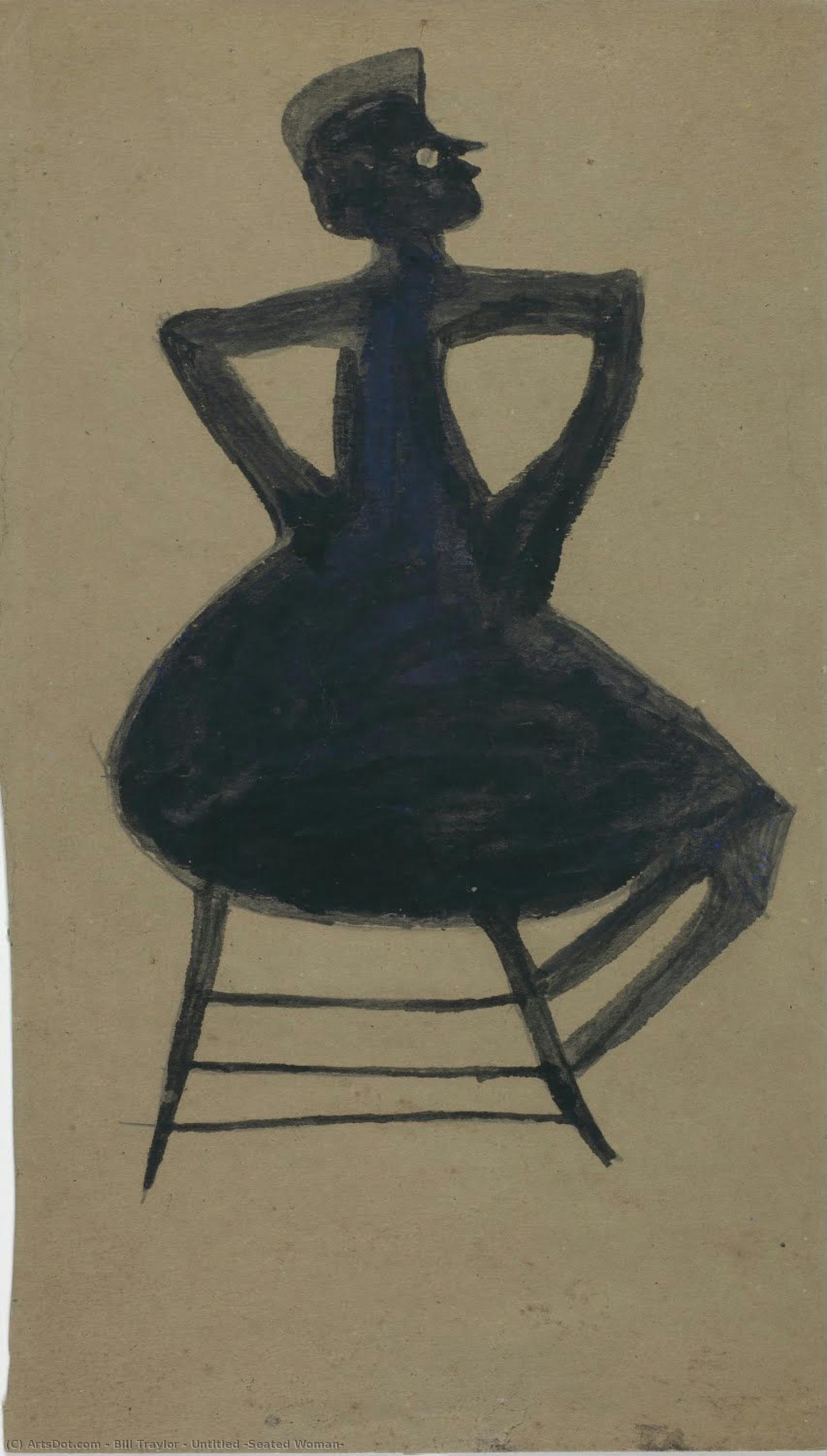 Untitled (seated Woman) — Bill Traylor