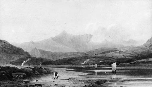 Cader Idris From Barmouth, Wales — John Varley I (the Older)