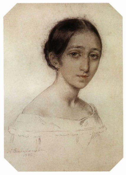 Portrait Of A Girl — Alexei Venetsianov