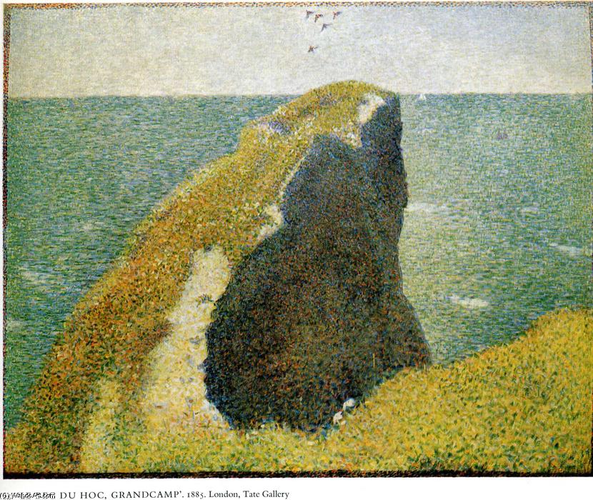 The Bec Du Hoc, Grandcamp — Georges Seurat