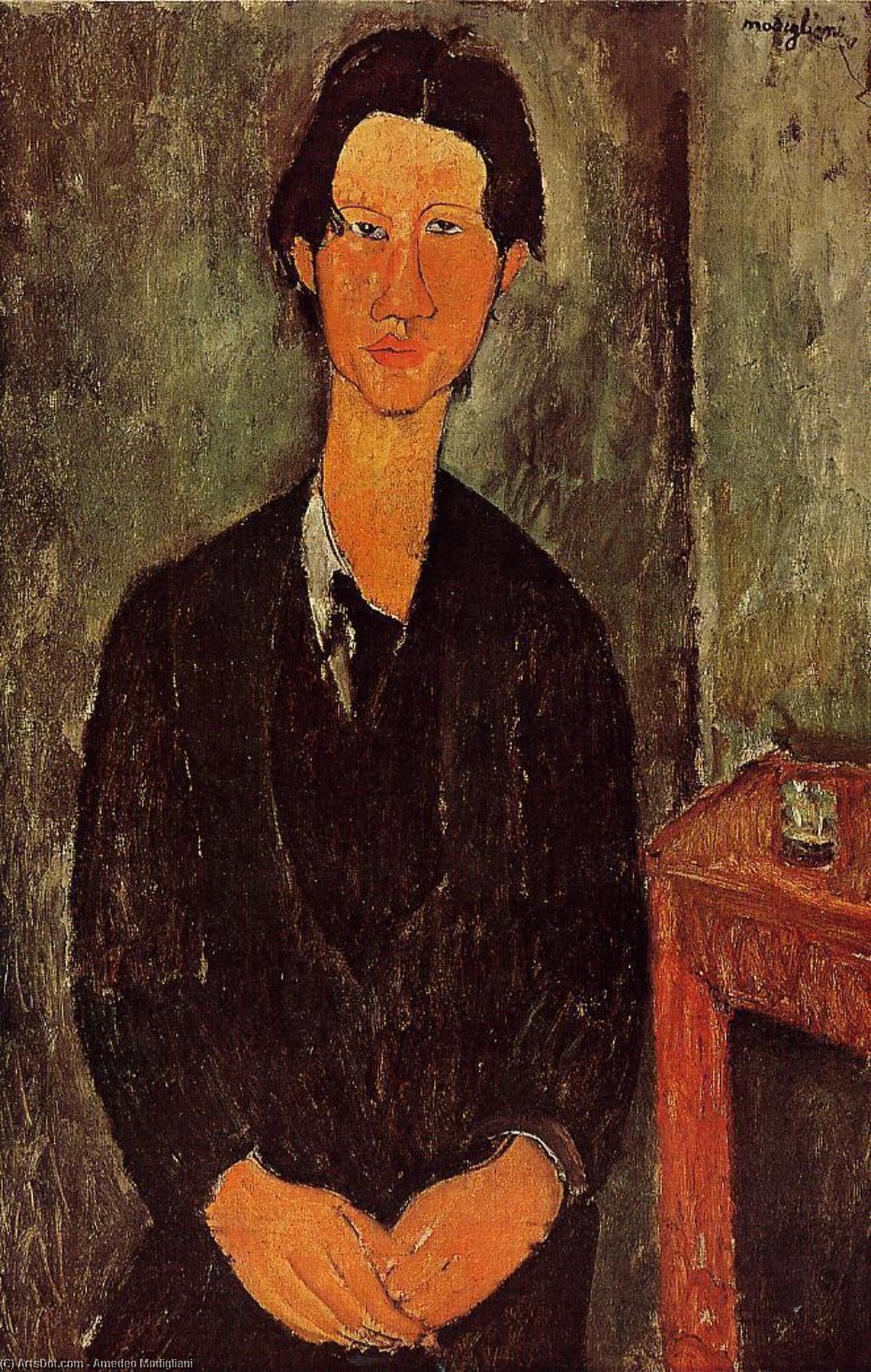 Portrait Of Chaim Soutine — Модильяни