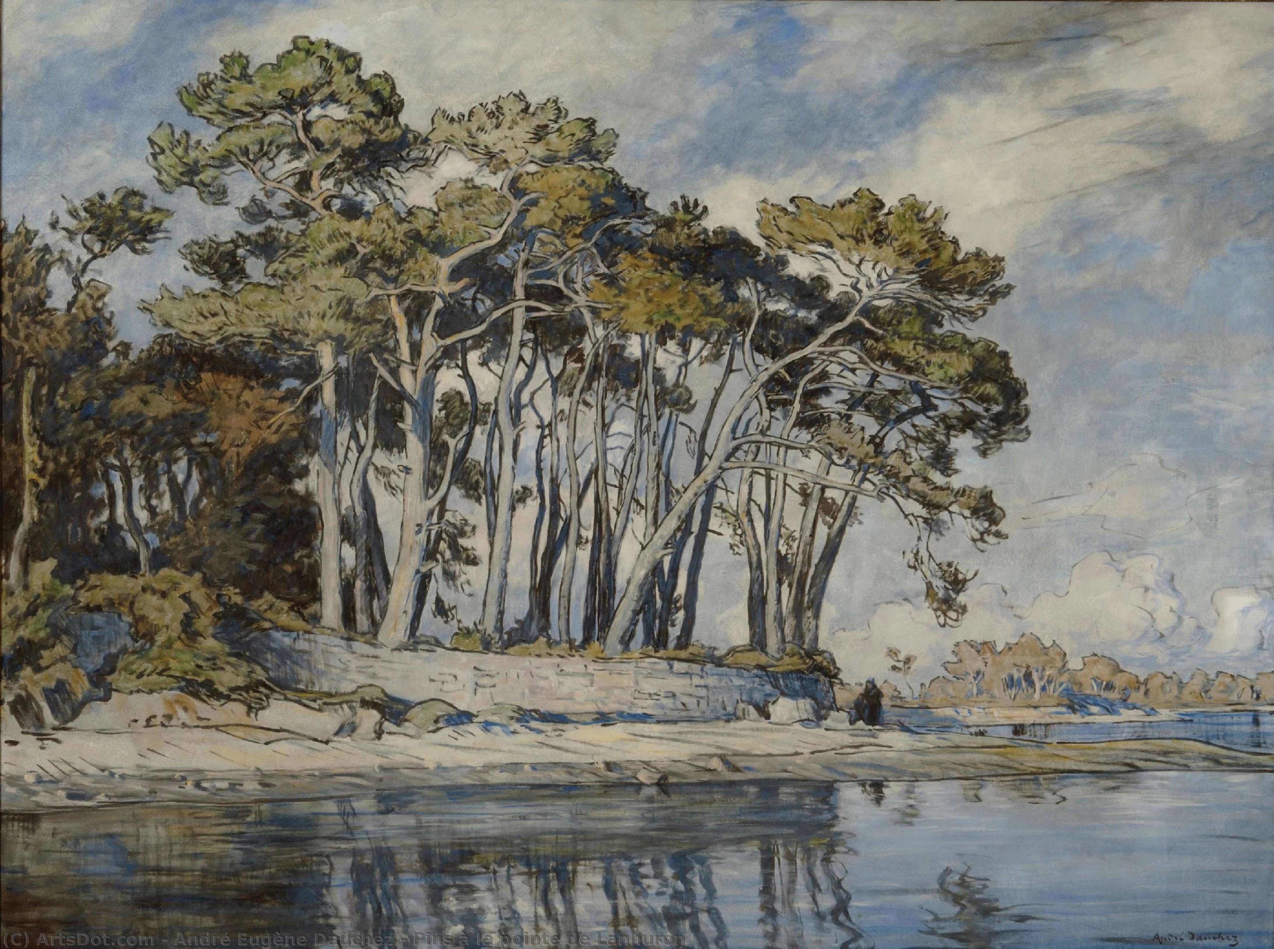 Pins À La Pointe De Lanhuron — André Eugène Dauchez