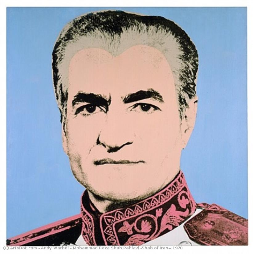 Mohammad Reza Shah Pahlavi (shah Of Iran), 1978 — Andy Warhol