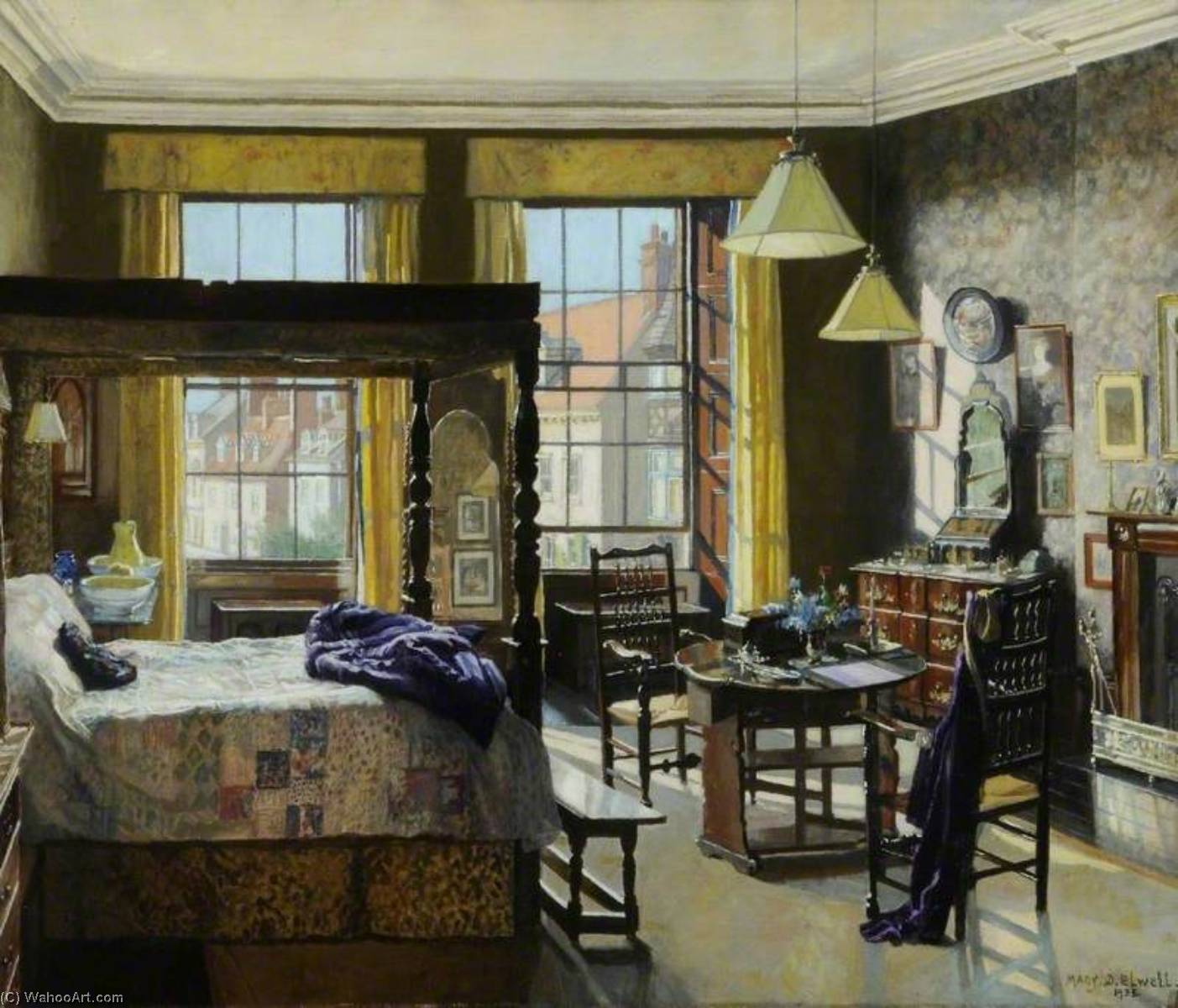 Bedroom, Bar House, Beverley, East Riding Of Yorkshire — Mary Dawson Elwell