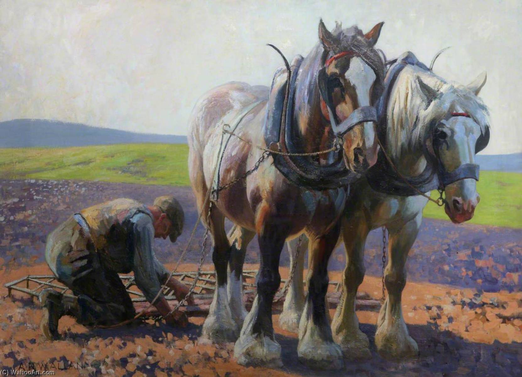 The Land Workers — Archibald Russell Watson Allan