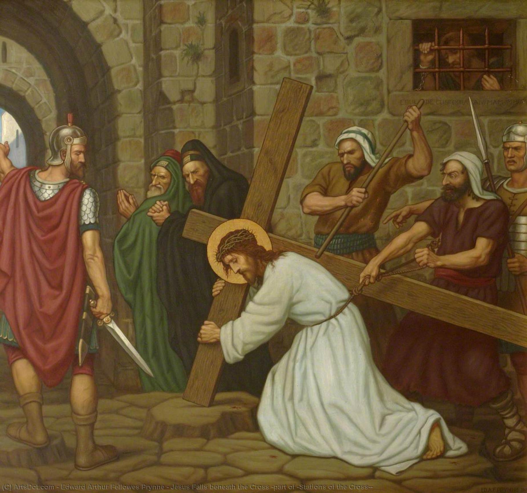 Jesus Falls Beneath The Cross (part Of ‘stations Of The Cross’) — Edward Arthur Fellowes Prynne