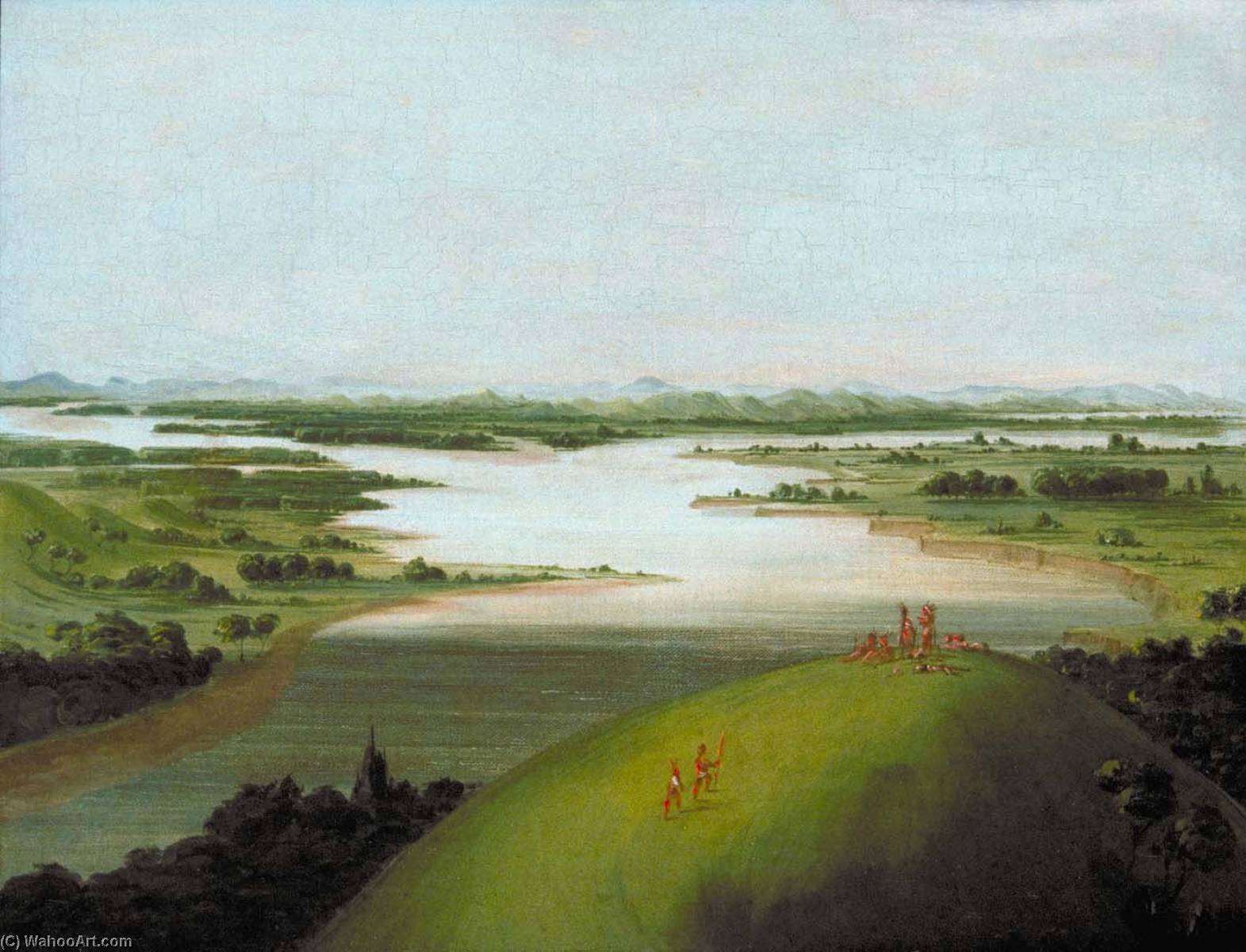 Mouth Of The Platte River, 900 Miles Above St. Louis — George Catlin