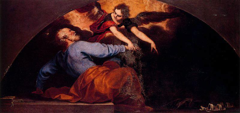 San Pedro Liberado Por El Ángel — Alonzo Cano