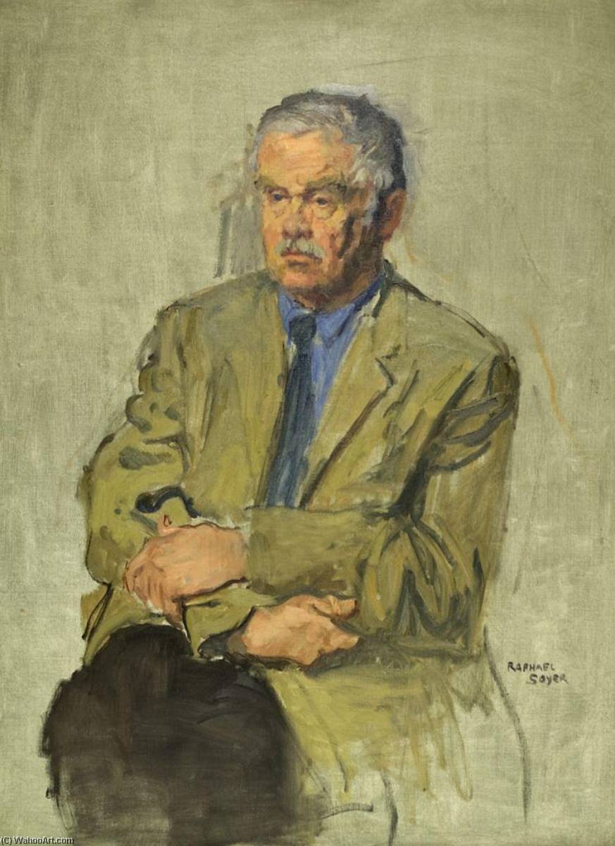 Poor, H. Varnum, Portrait Of — Raphael Soyer