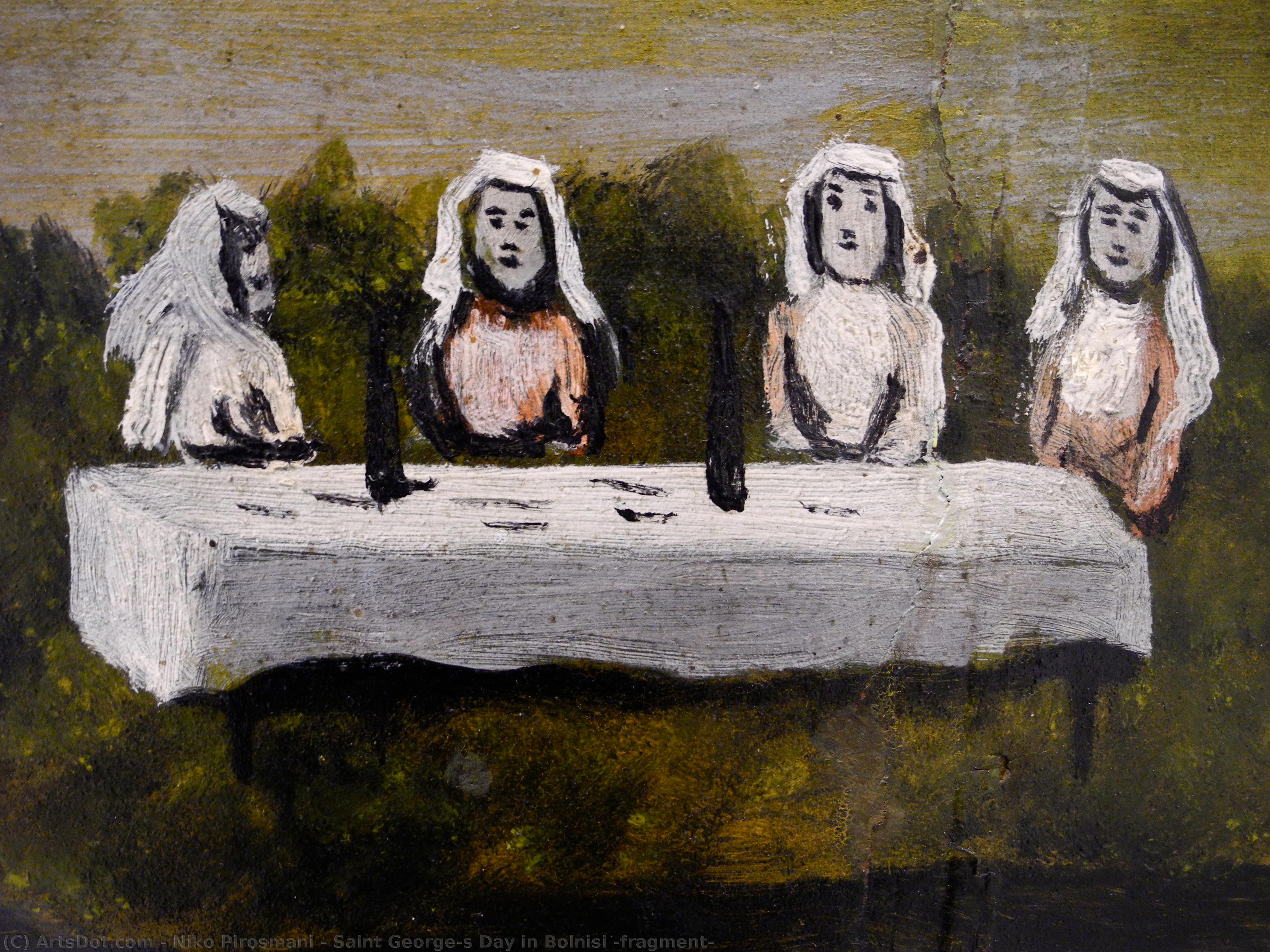 Saint George’s Day In Bolnisi (fragment) — Niko Pirosmani