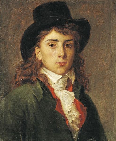 Portrait D'antoine Jean Gros À L'âge De Vingt Ans — Antuan Žan Gro