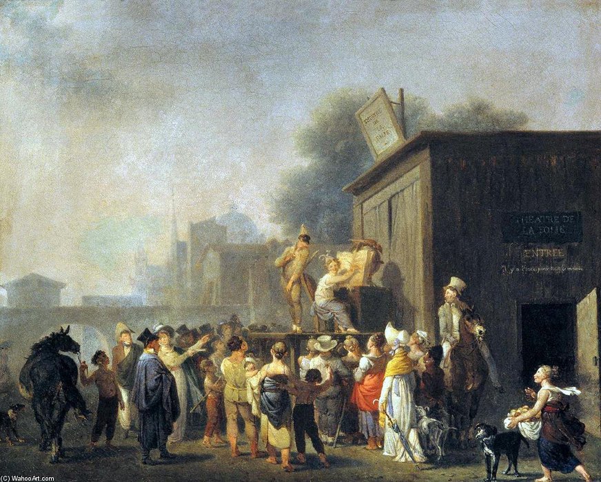 Le Theatre De La Folie — Nicolas-antoine Taunay